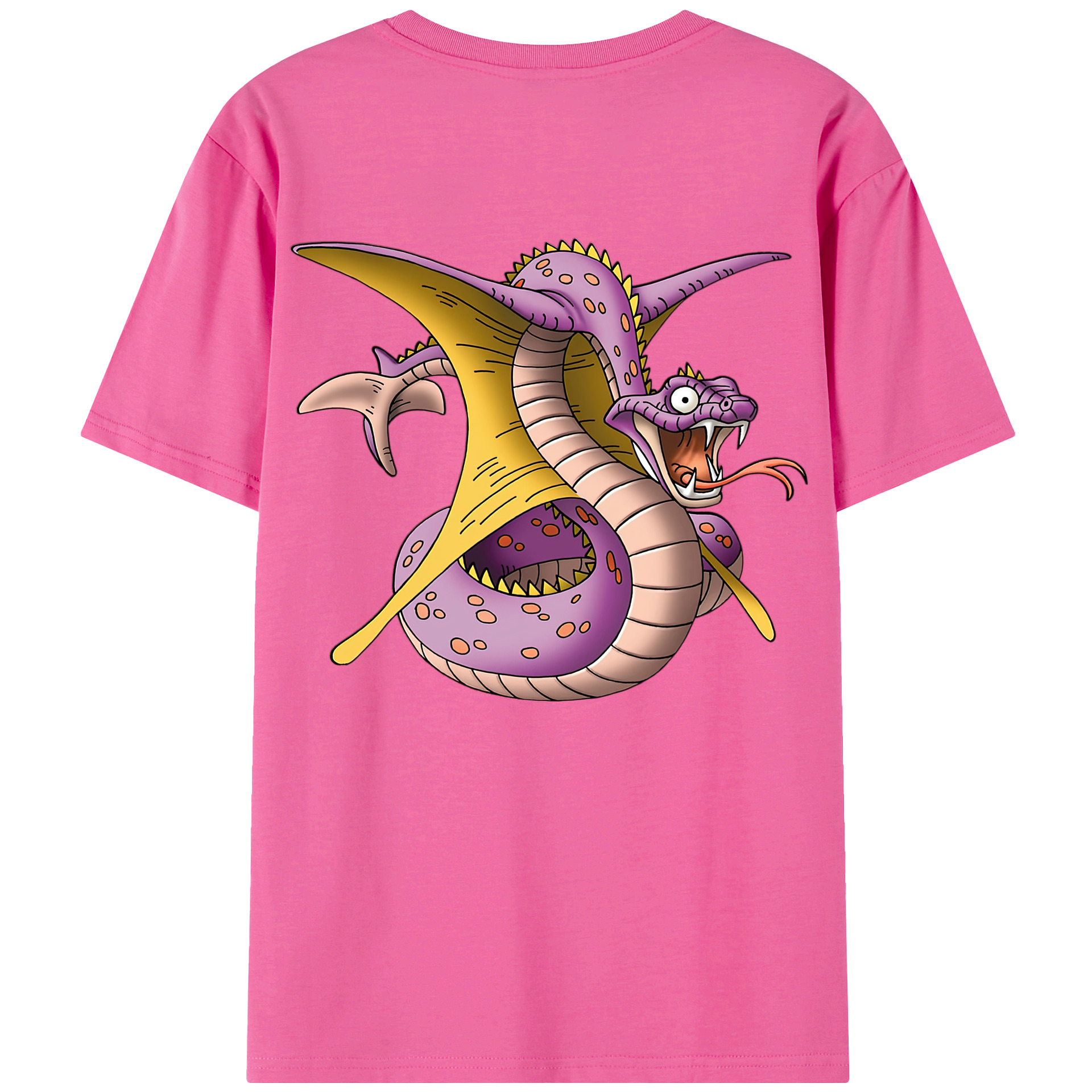 （画像用） ドラゴンクエスト Doragon Kuesuto Dragon Quest レディース半袖Tシャツ(バックプリント)